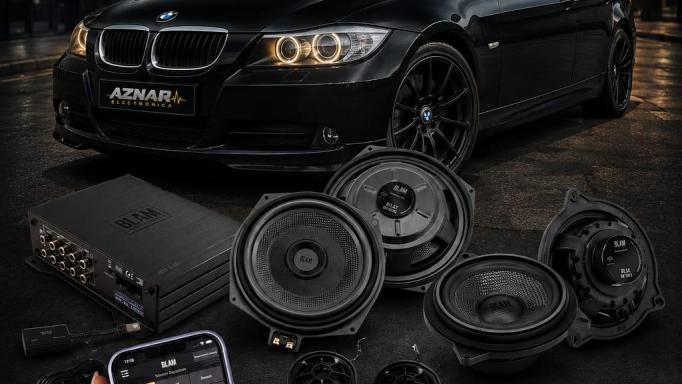 Sistema Blam Audio para Bmw con audio basico original 
