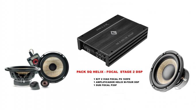 PACK SQ HELIX - FOCAL  STAGE 2 DSP
