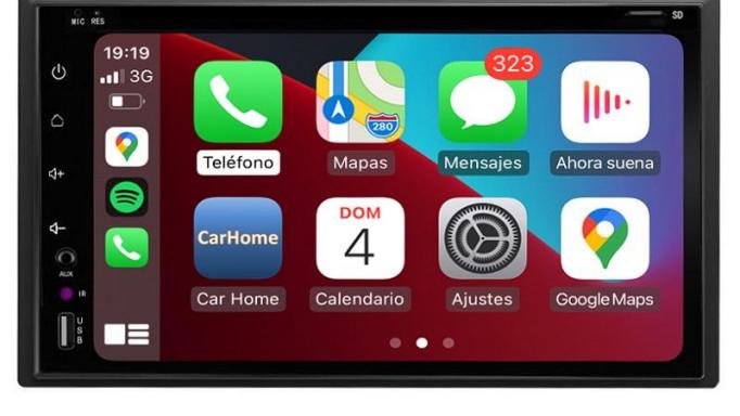 2 Din CarPlay Android Auto CR7007CP [0]