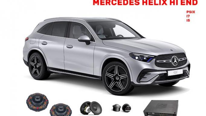 Sonido Premium Mercedes C y Glc Helix instalacion incluida.