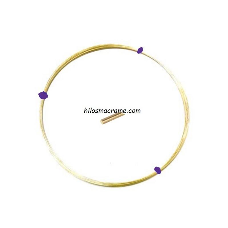 Alambre de Laton Recocido Cinta Morado 3mm