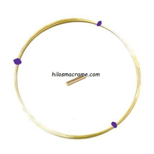 Alambre de Laton Recocido Cinta Morado 3mm