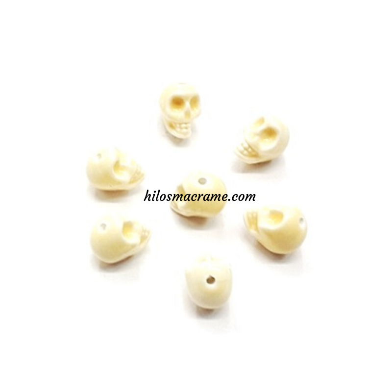 Cuentas de Ceramica Calavera 5