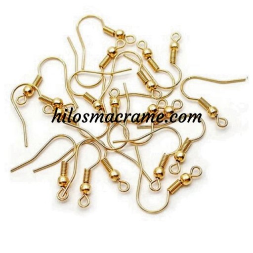 Gancho para Pendiente de Acero Dorado
