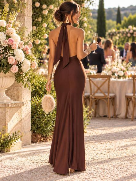 Vestido Elsa Marrón [1]