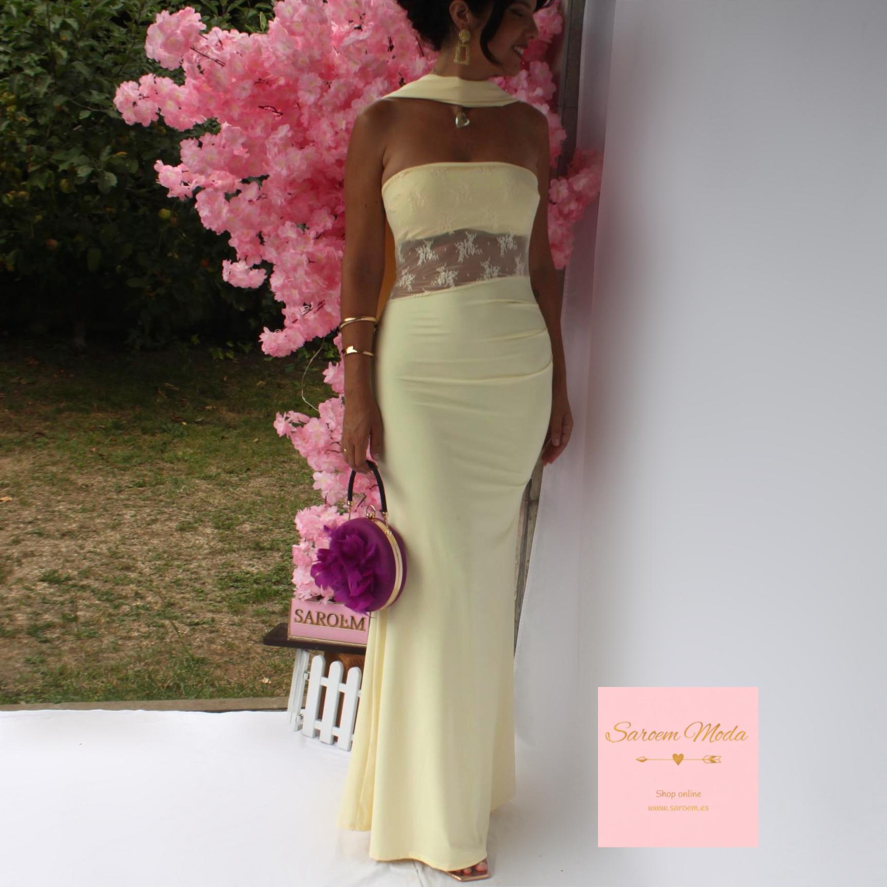 Vestido Hill Amarillo Pastel