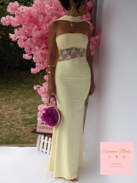 Vestido Hill Amarillo Pastel [0]