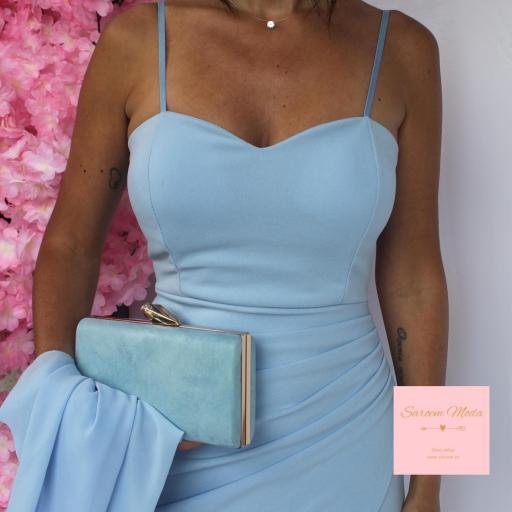 Vestido Dama Celeste [4]