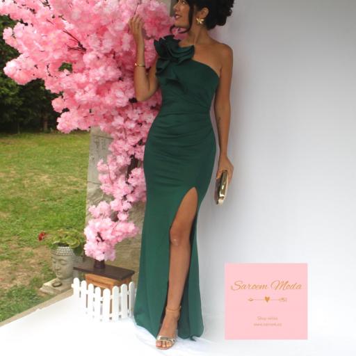 Vestido Polina Verde Botella [4]