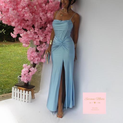 Vestido Sandy Azul Bebé [1]