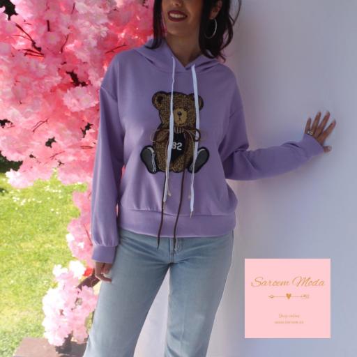 Sudadera Osito Morada [0]