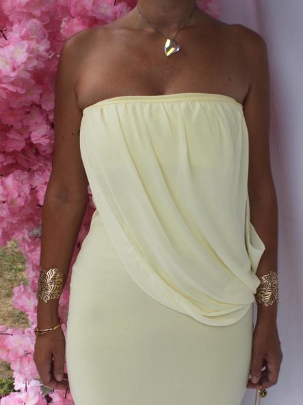 Vestido Mónaco Amarillo Pastel [4]