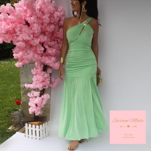 Vestido Delu Verde Menta
