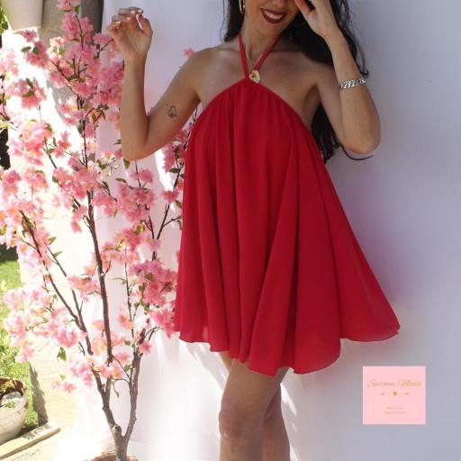 Mini Vestido Estrellita Rojo [0]