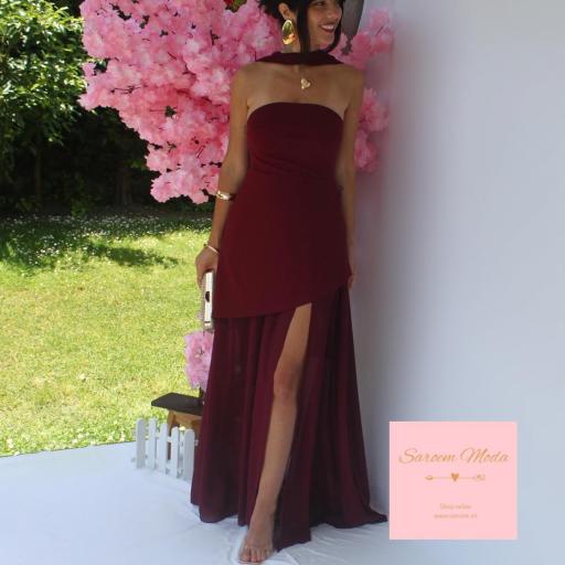 Vestido Ágata Burdeos