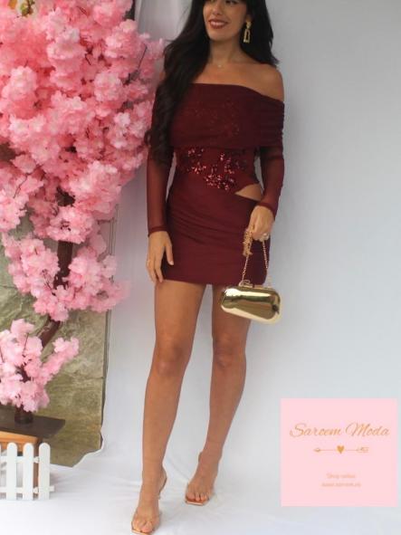 Vestido Adora Burdeos [4]