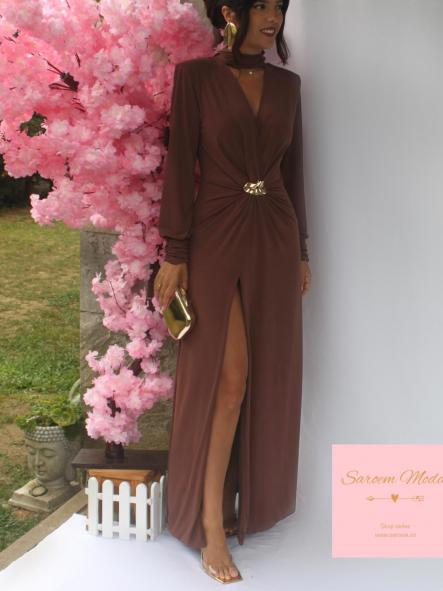 Vestido Noah Marrón Chocolate [1]