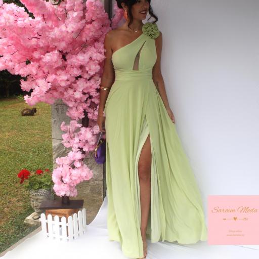 Vestido Munay Verde Manzana