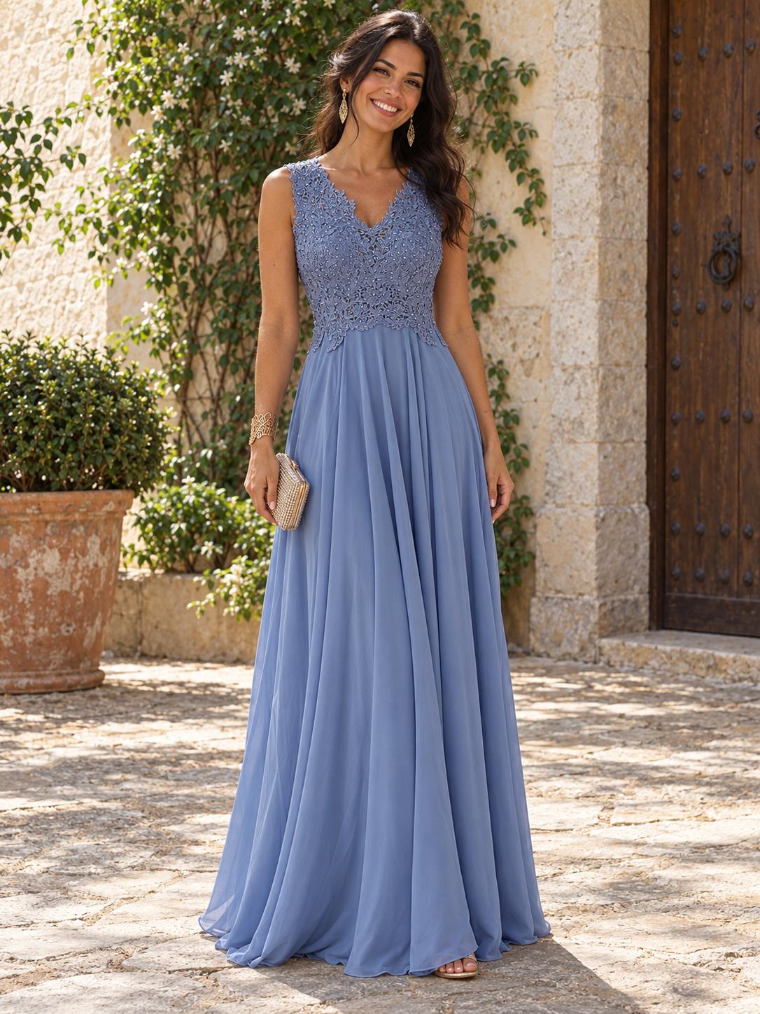 Vestido Helina Azul
