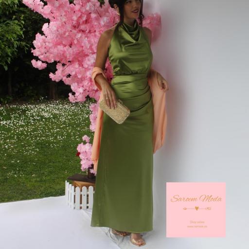 Vestido Ava Verde Oliva [4]