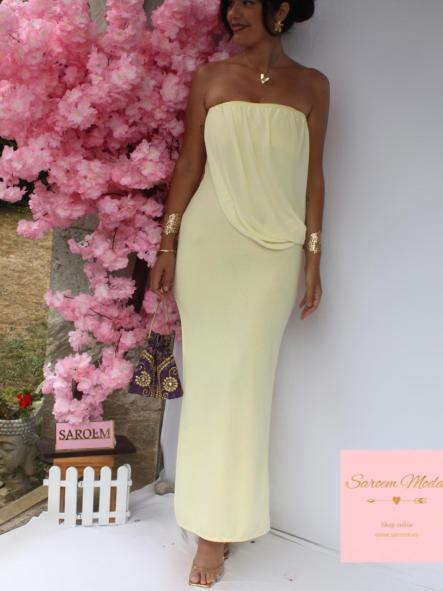 Vestido Mónaco Amarillo Pastel [0]