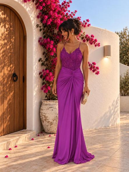 Vestido Sirena Buganvilla [1]