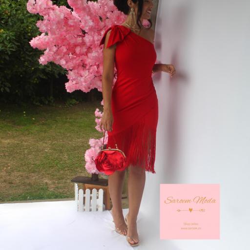 Vestido Perla Rojo