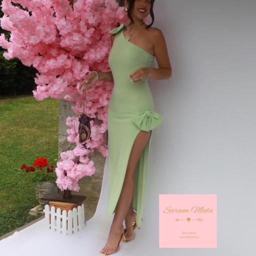 Vestido Lazos Menta