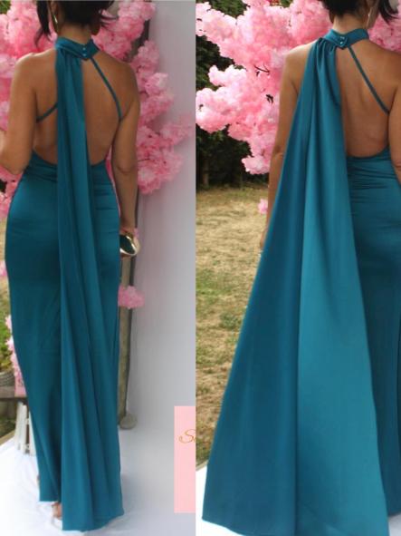 Vestido Roma Petróleo [4]