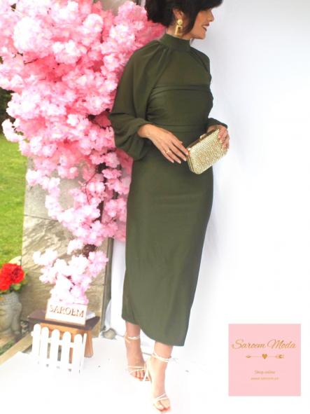 Vestido Yeva Verde Caqui [1]