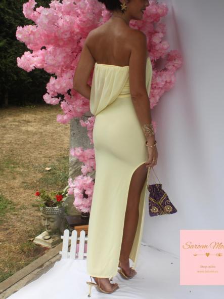 Vestido Mónaco Amarillo Pastel [3]