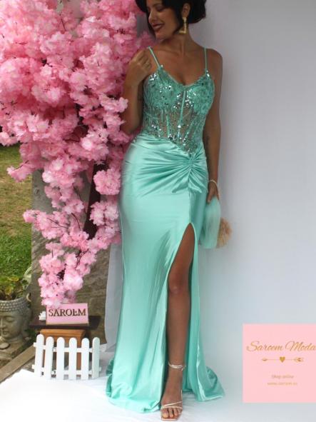 Vestido Frozen Turquesa [3]