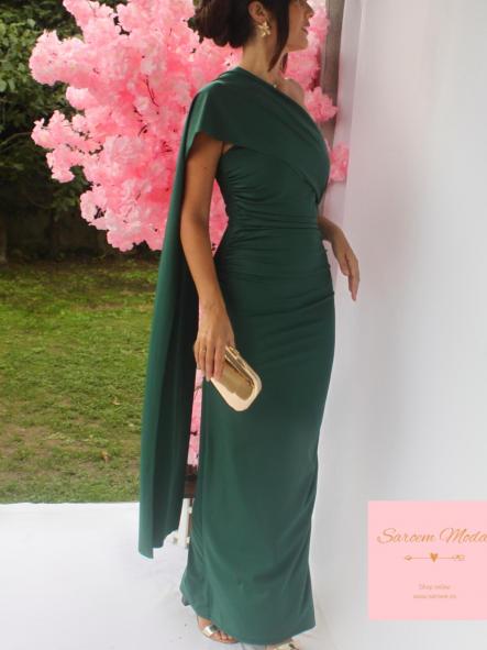 Vestido Zia Verde Botella [4]