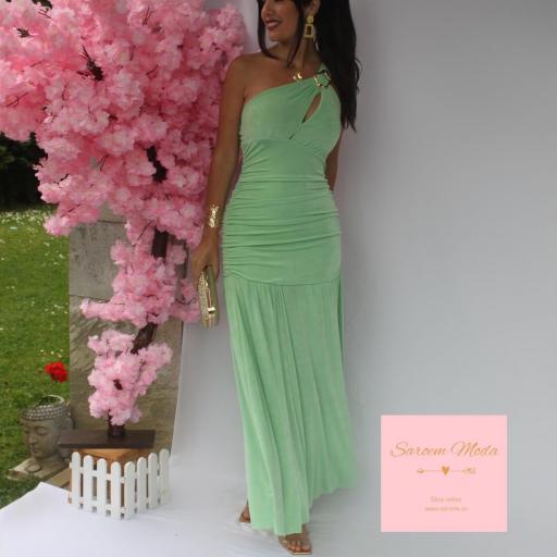 Vestido Delu Verde Menta [1]