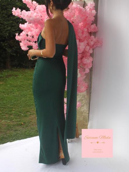 Vestido Zia Verde Botella [5]