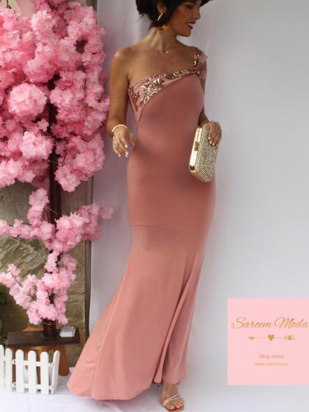 Vestido Yarel Rosa Salmón