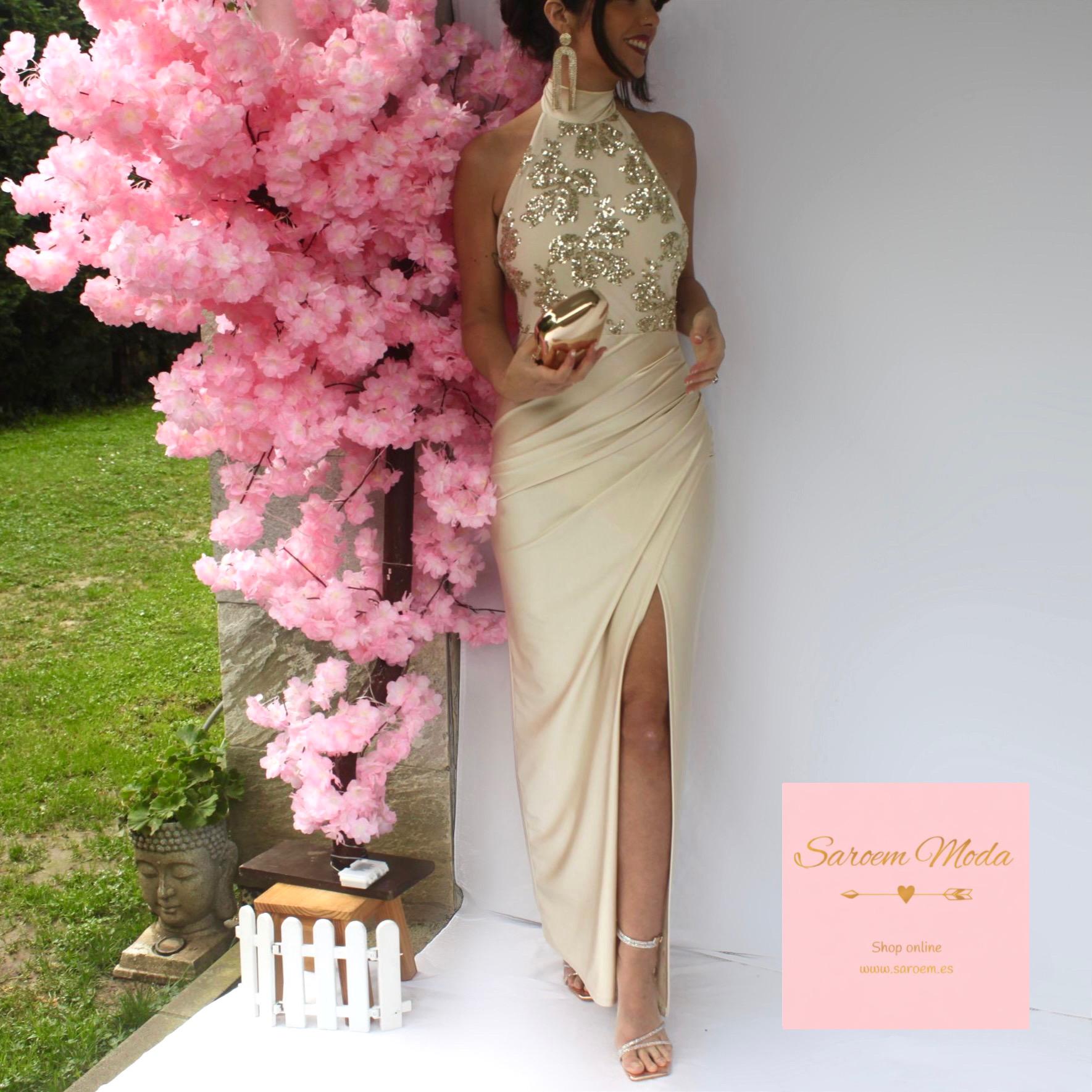 Vestido Eladia Beige