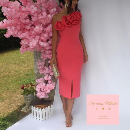Vestido Loto Coral  [1]