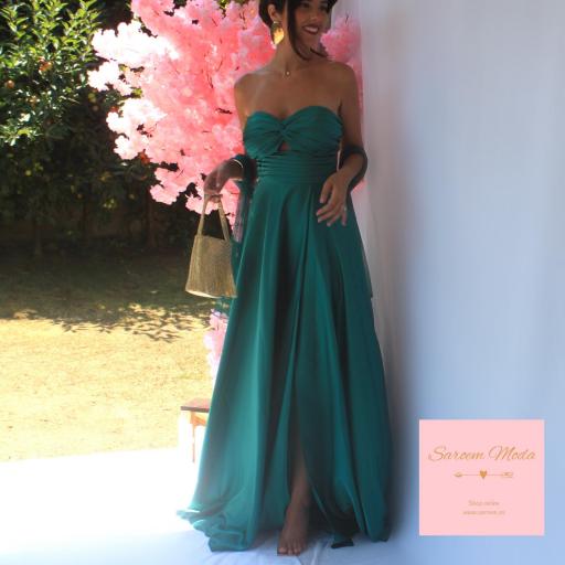 Vestido Princesa Verde Esmeralda [4]
