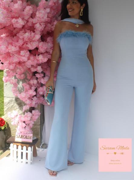 Mono Plumas Azul [0]