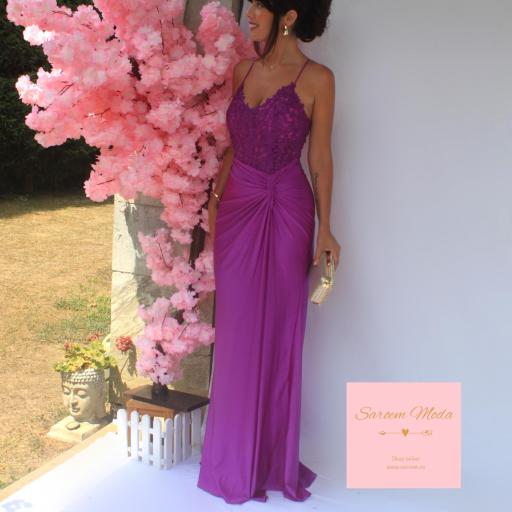 Vestido Sirena Buganvilla