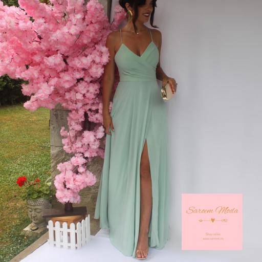 Vestido Yanay Verde Agua
