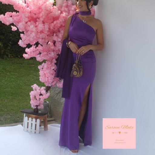 Vestido Nora Morado