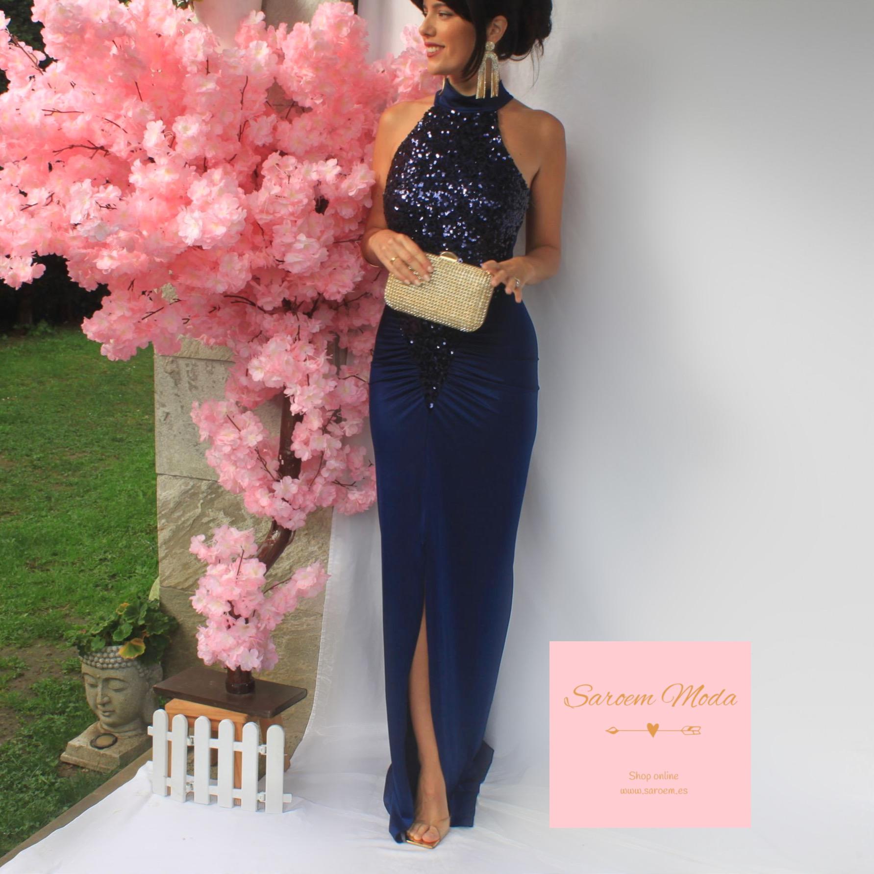 Vestido Indalo Azul Noche