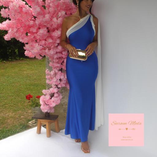 Vestido Lulu Azul Eléctrico [2]
