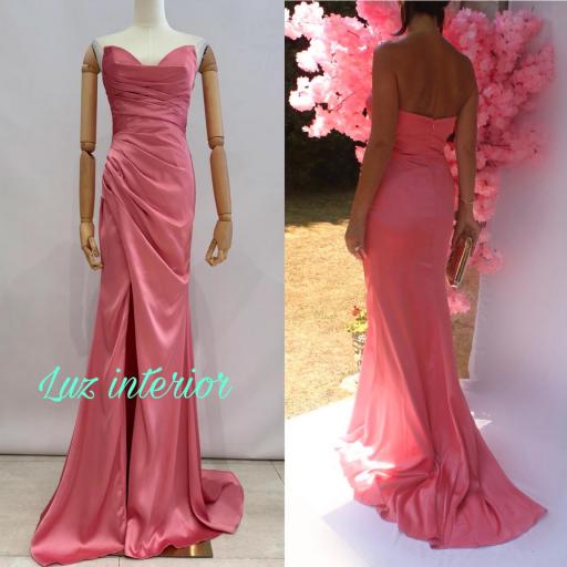 Vestido Fira Rosa Salmón  [4]