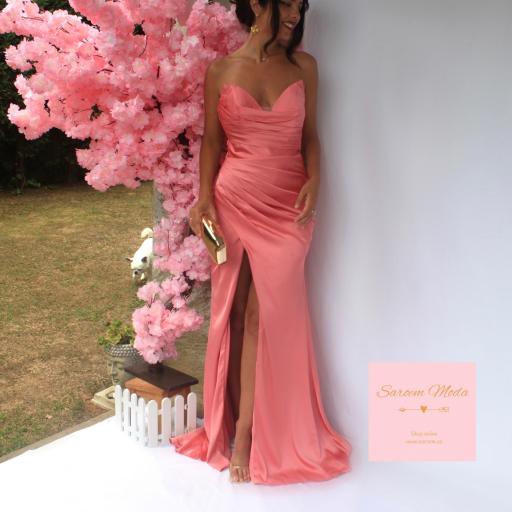 Vestido Fira Rosa Salmón  [1]