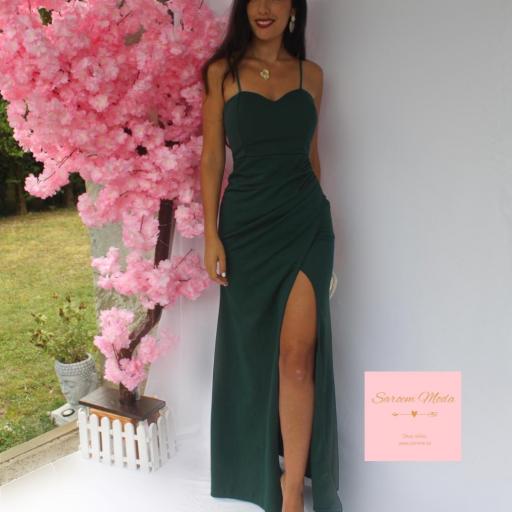 Vestido Dama Verde Botella [2]