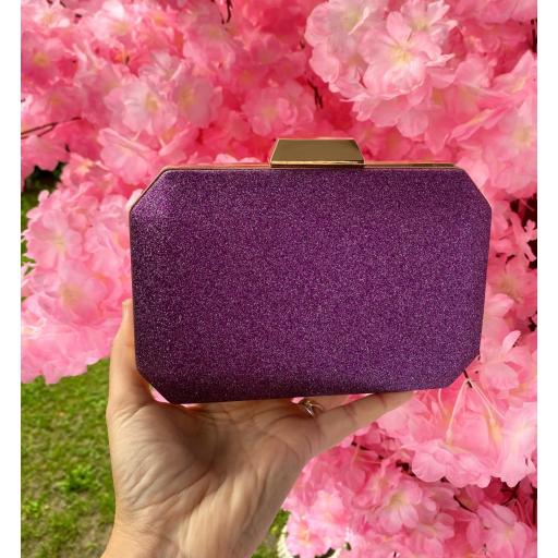 Bolso Fiesta Glitter Morado