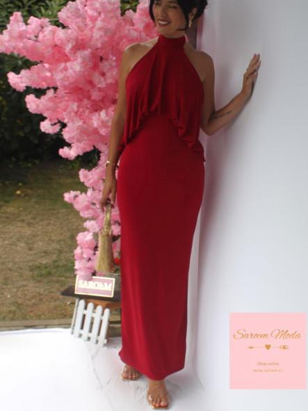 Vestido Linda Rojo Vino [2]